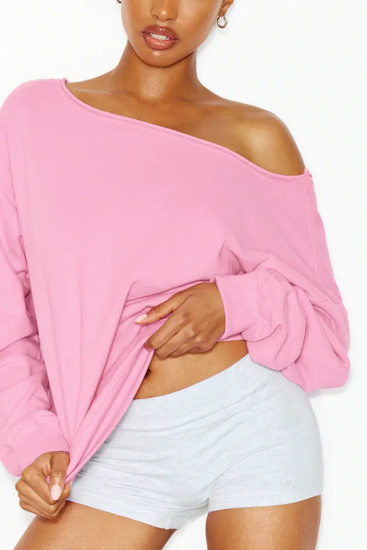 Softterry Off Shoulder Sweatshirt