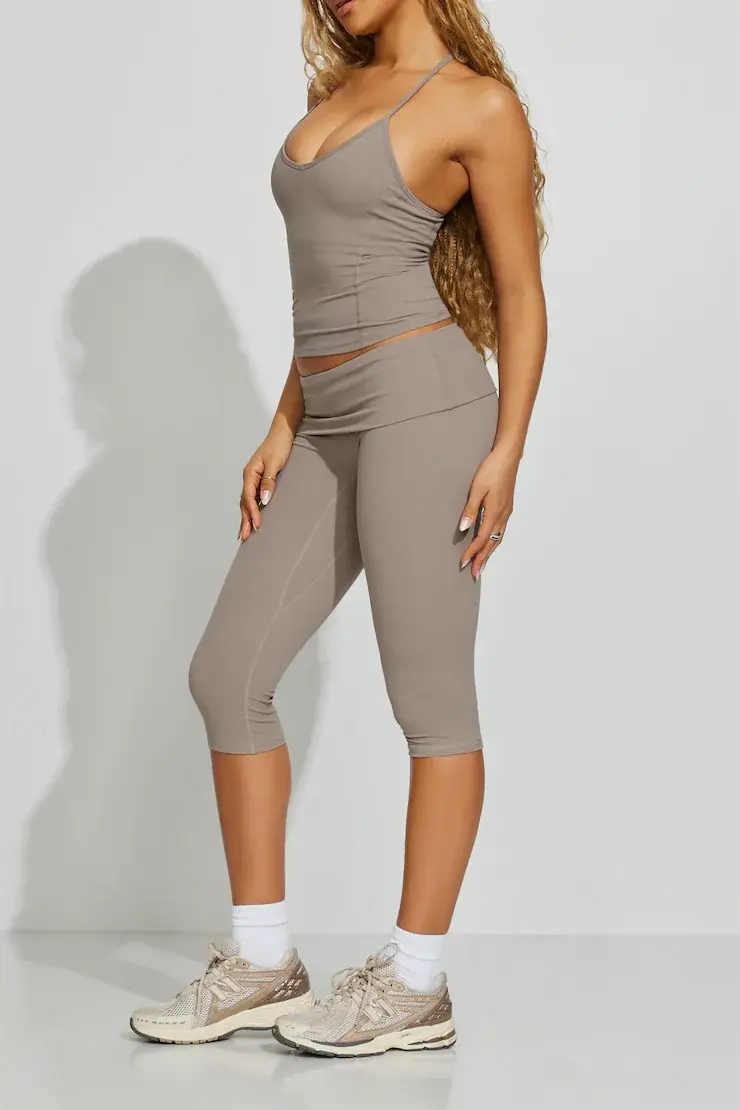 Active Foldover Capris - Image 2