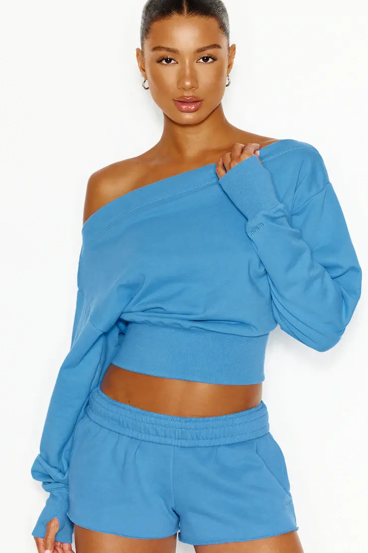 Softterry Rib Off Shoulder Sweater