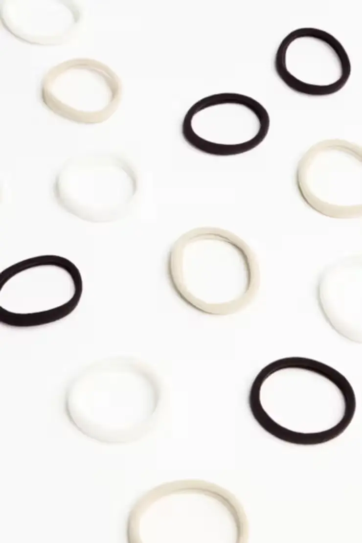 Pack Of 18 Seamless Hair Elastics