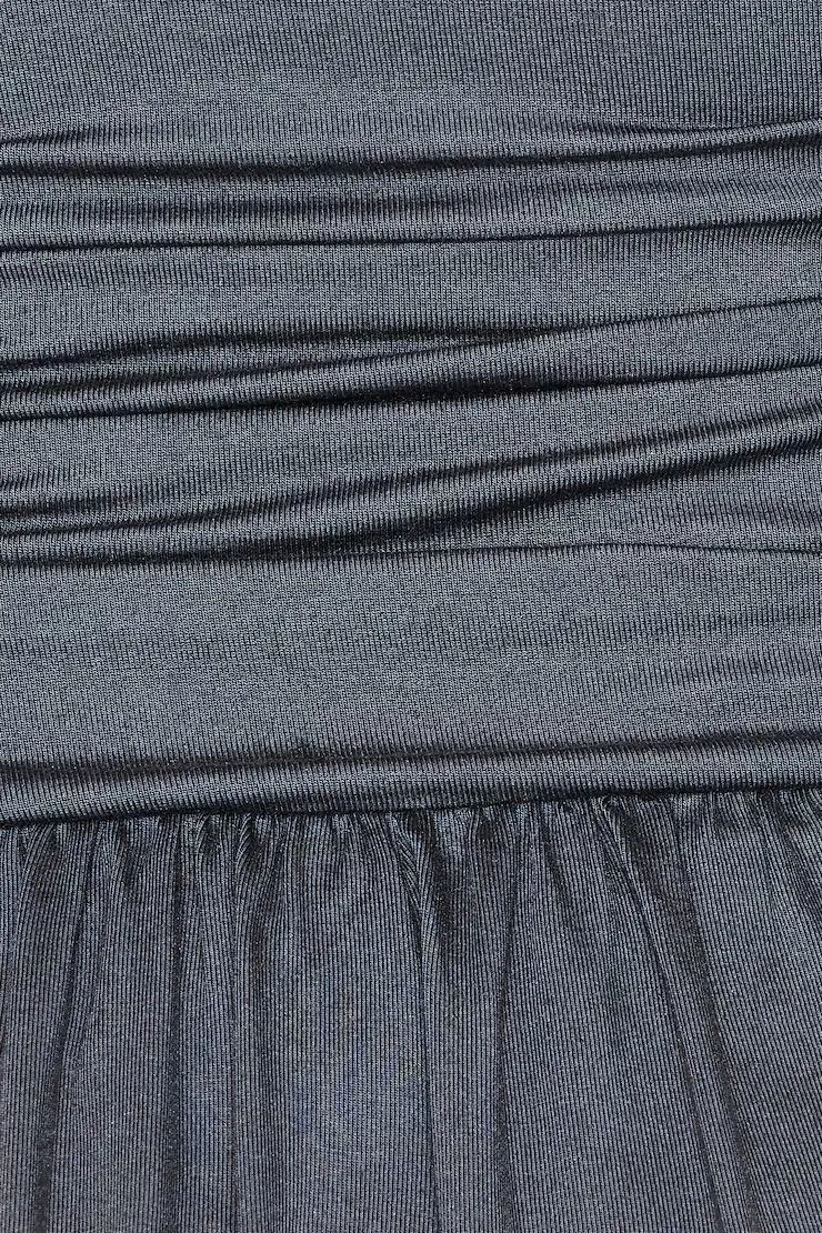 Ruched Drop Waist Romper Dress - Image 4