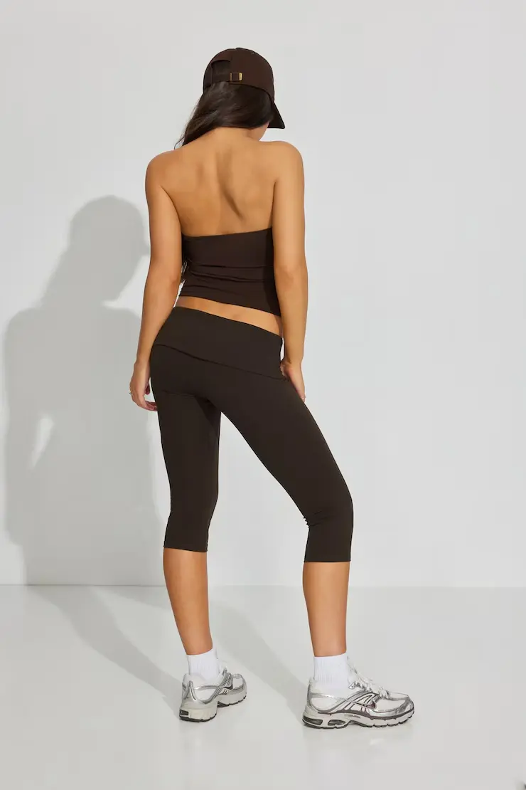 Active Foldover Capris - Image 3