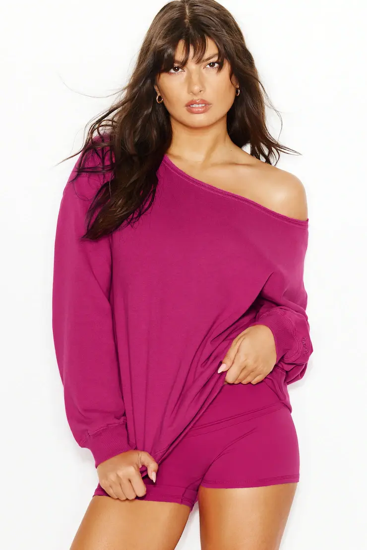 Softterry Off Shoulder Sweatshirt