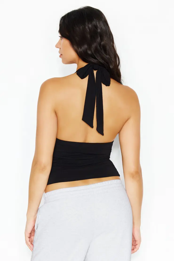 Ruched Pixie Halter Top - Image 4