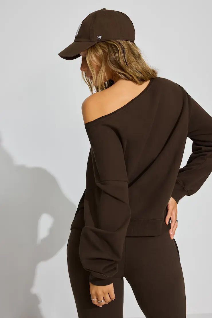 Softterry Off Shoulder Sweatshirt - Image 3