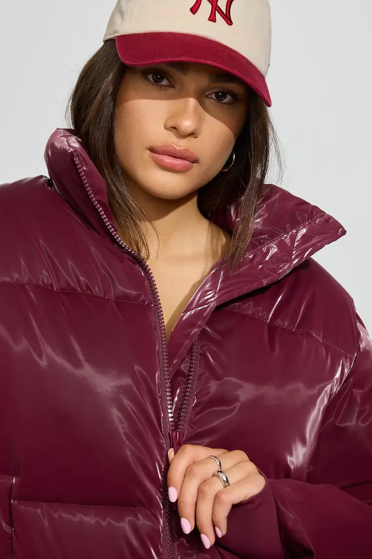 Shiny Puffer Jacket - Image 4