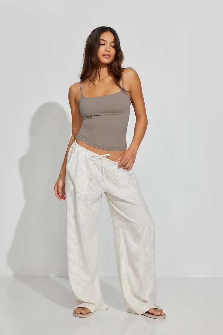 Millie Linen Pull-On Pants - Image 3