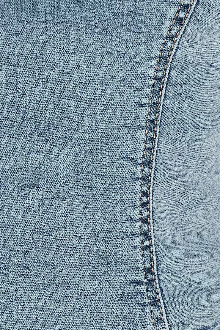 Denim Plunge Halter Top - Image 5