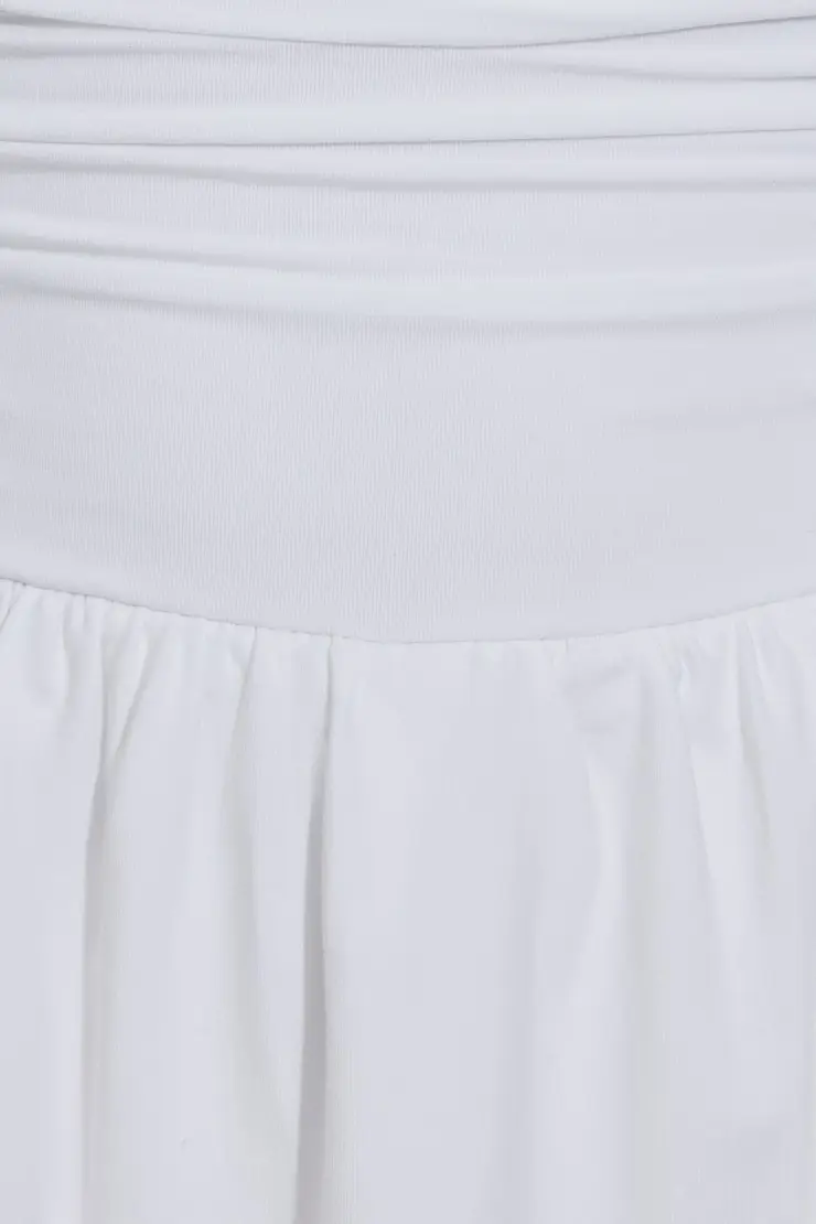 Flirty Hem Tube Romper Dress - Image 7