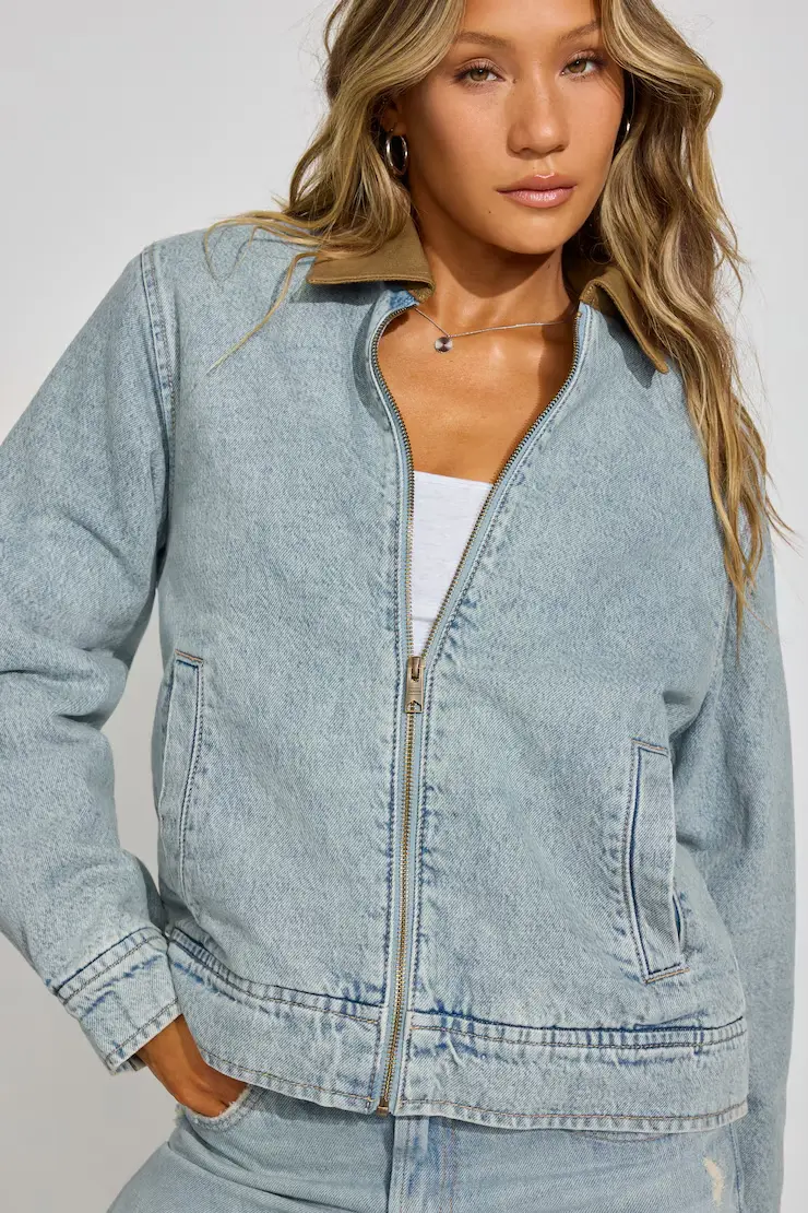 Denim Worker Jacket - Image 4