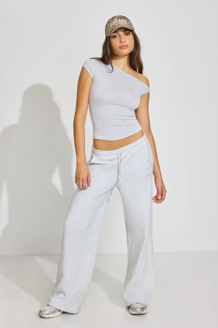 Asymmetric Twisted Short Sleeve Top - Image 3