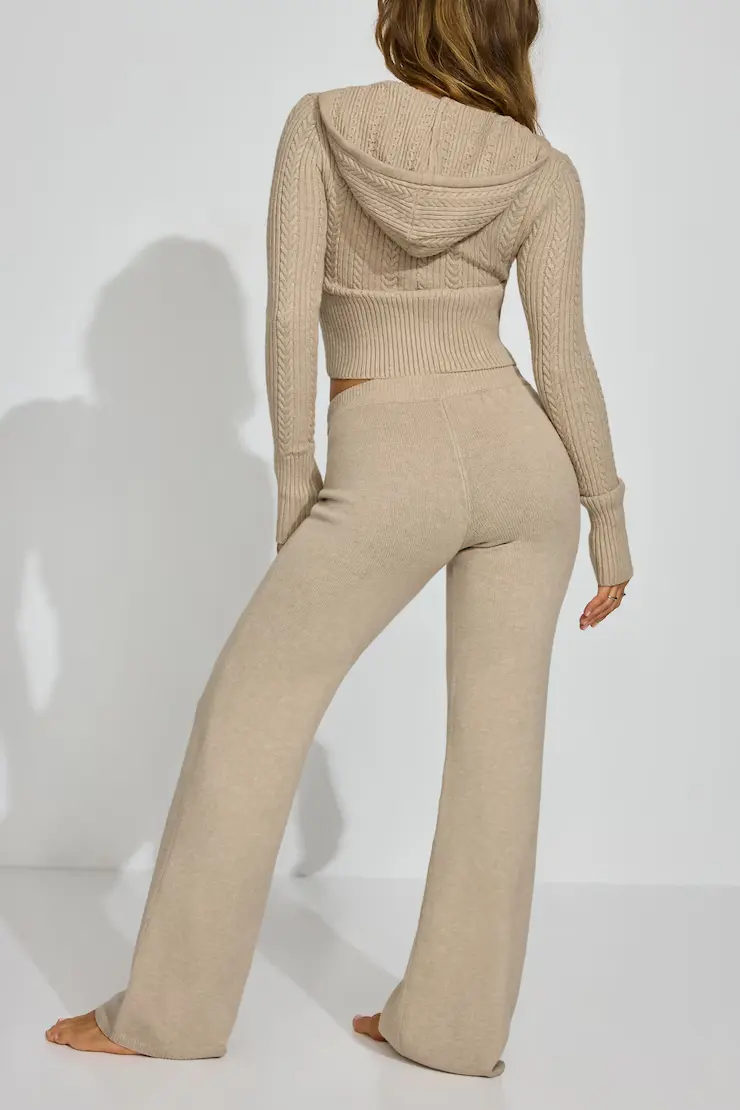 Straight Leg Sweater Pants - Image 3