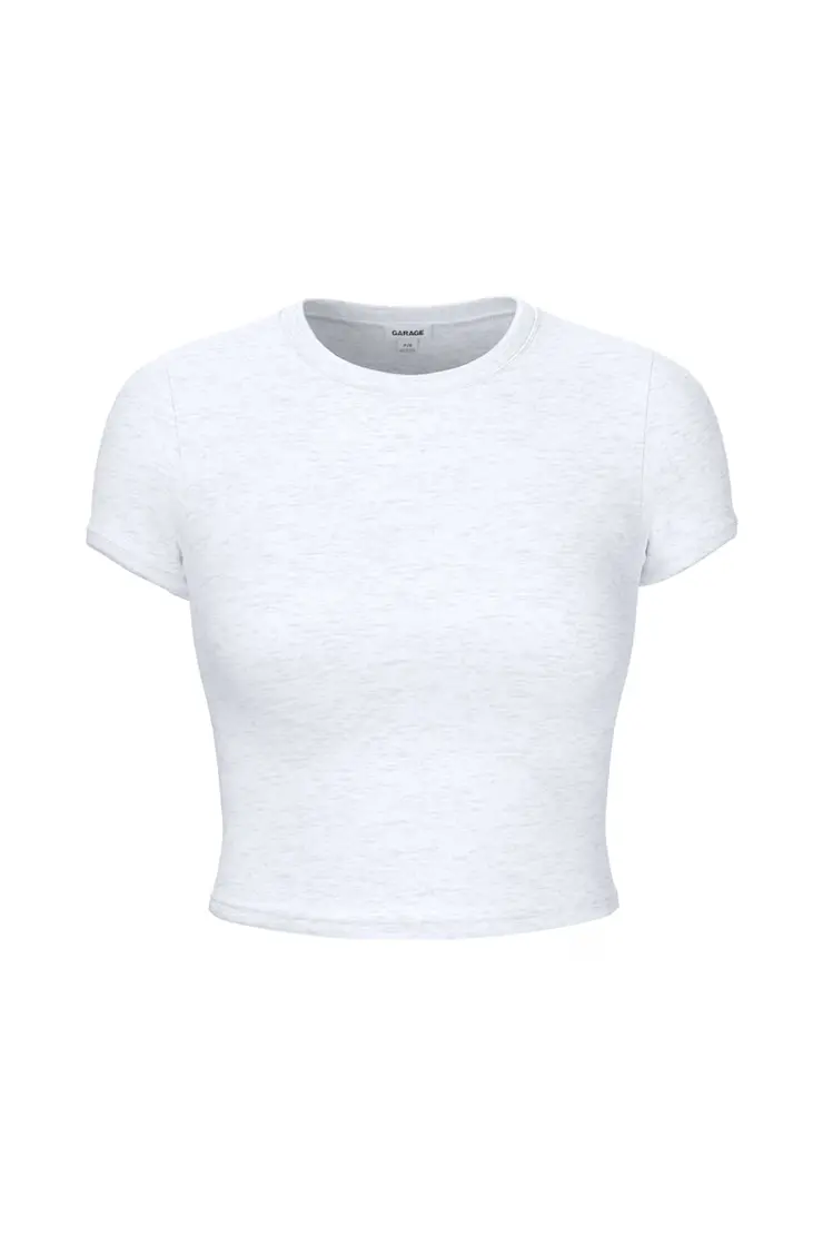 Supersoft Crewneck Cropped T-Shirt - Image 2