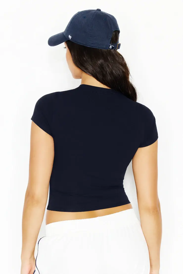 Supersoft Crewneck Cropped T-Shirt - Image 4