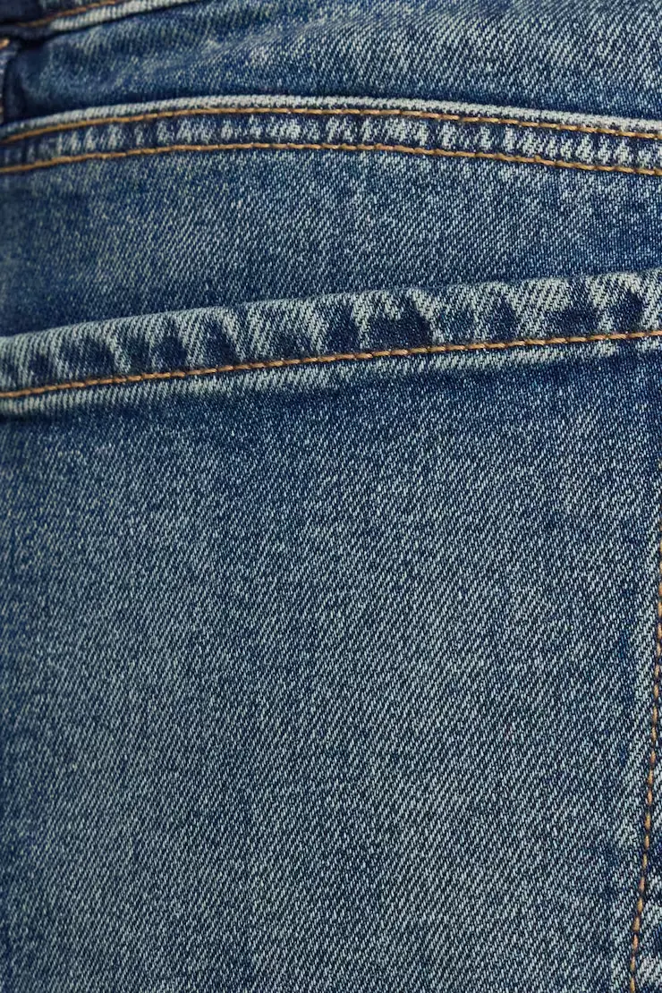 Denim Micro Skort - Image 7