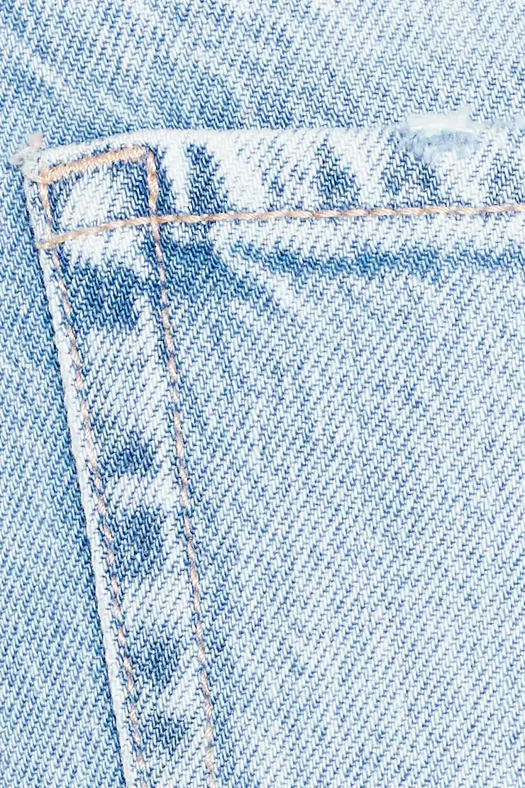 High Rise Cheeky Denim Shorts