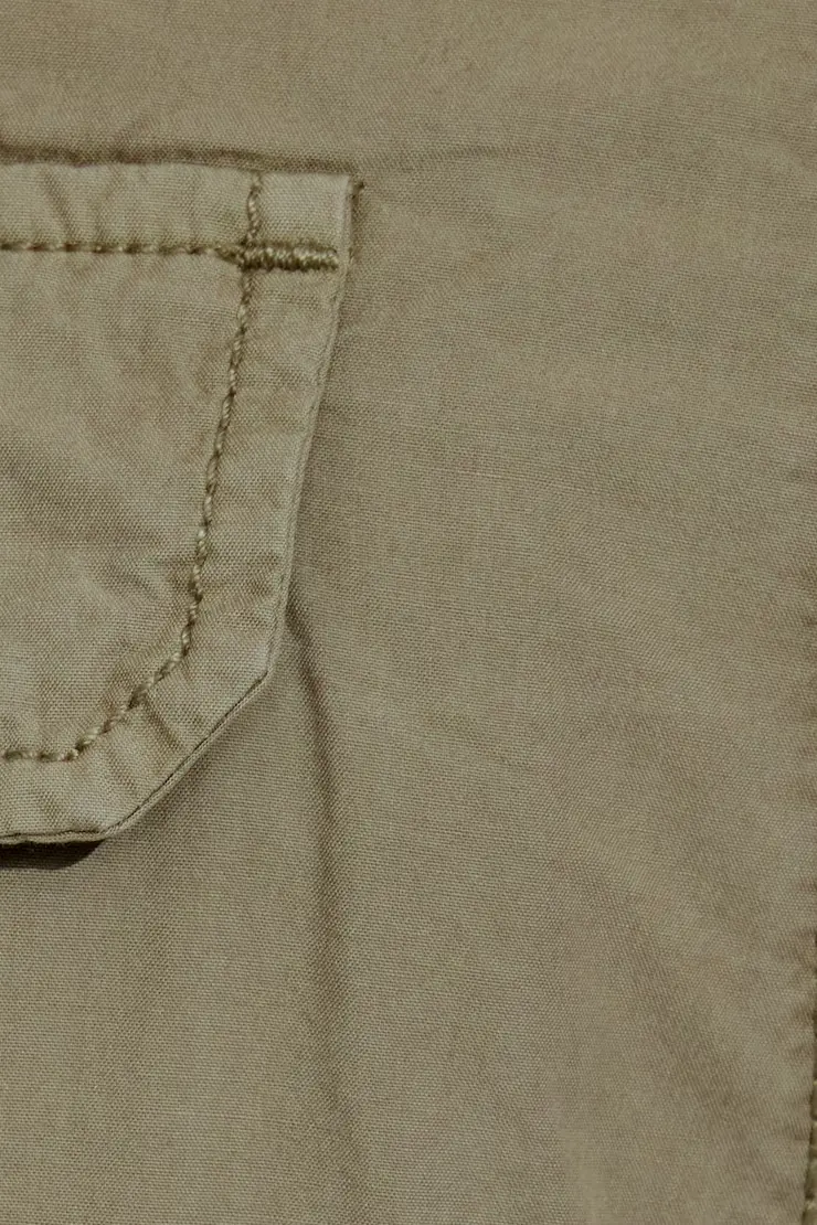 Low Rise Baggy Poplin Cargo Pants - Image 4