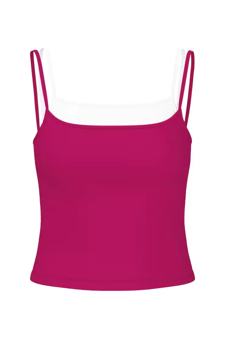 Sleek Double Layer Cami Top - Image 2