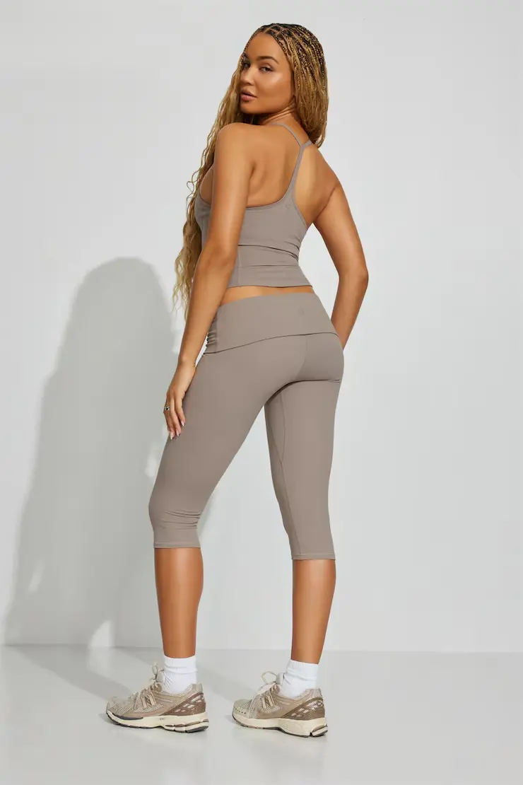 Active Foldover Capris - Image 3