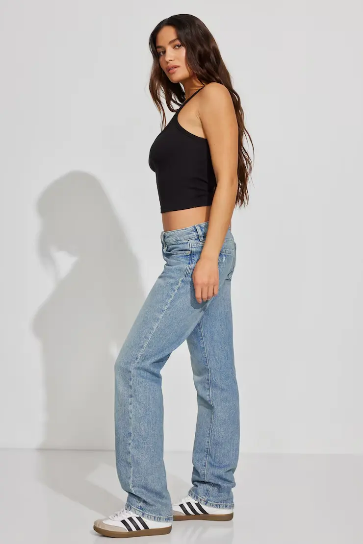 Ultra Low Rise Straight Jeans - Image 2