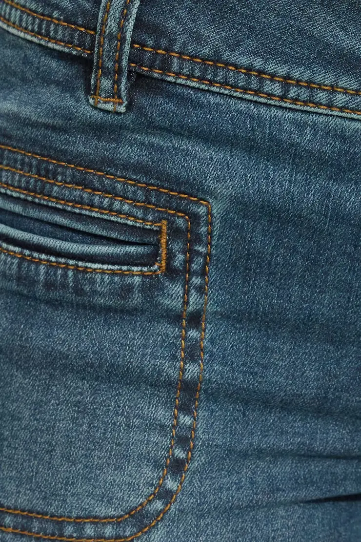 Low Rise Flare Jeans - Image 4